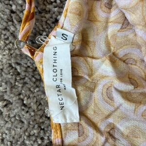 Nectar Clothing Women's Mini Dress - Pink and Cream